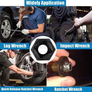 13Pcs Impact Damaged <b>Bolt</b> Nut Screw Remover Extractor Socket <b>Tool</b> Kit <b>Removal</b> Set <b>Bolt</b> Nut Screw <b>Removal</b> Socket Wrench 3/8" - Product Image 2