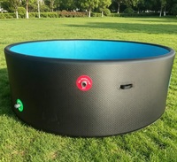 Piscine gonflable pour bain froid en plein air, baignoire à glace portable de taille personnalisée, piscine ronde de luxe