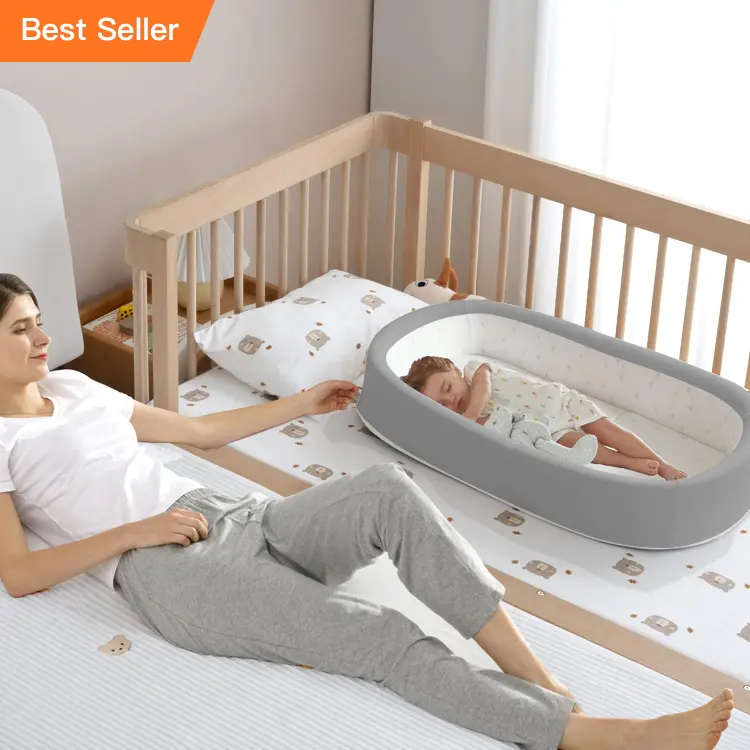Beliebtes weiches ungiftiges Material Neugeborener Schläfer Baby Nest Bett Baby Liege Baby Stuben wagen Bett