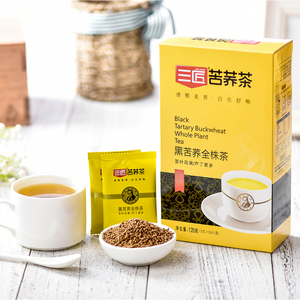 Té de Trigo Sarraceno Negro Puro de Sanjiang, China, 120g, Mezcla Herbal Desintoxicante, Sin Azúcar, en Bolsitas Individuales - Product Image 1
