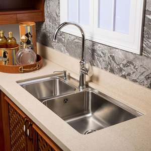 OPPEIN ब्रुनेई प्लास्टिक सेट शाही लकड़ी के पैनल पूर्वनिर्मित रसोई मंत्रिमंडलों - Product Image 3