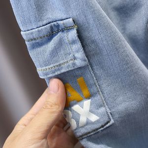 Miễn phí Thuế chúng tôi Boys' mùa hè đẹp trai phong cách phương Tây trẻ em ăn mặc trực tuyến nổi tiếng bé thời trang hai mảnh quần áo - Product Image 6