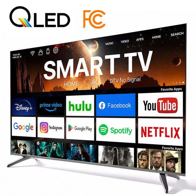 85 Inch 4K UHD LED Smart TV WebOS System TV HDR10 WiFi bluetooth Flat Screen Android Television Home Hotel OEM Factory Wholesale