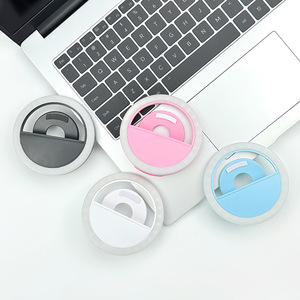 Led Fill Light Ring Mobile Phone Clip Rechargeable Beauty Selfie Lighting 360 Degree Stereo Illumination - Product Image 2