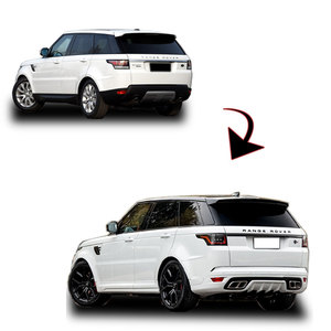 2014-2017 per Land <span class=keywords><strong>Rover</strong></span> per <span class=keywords><strong>Range</strong></span> <span class=keywords><strong>Rover</strong></span> <span class=keywords><strong>Sport</strong></span> L405 nuovo modello esterno Kit paraurti anteriore e posteriore aggiornamento parti di ricambio per auto - Product Image 3