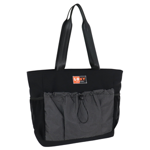 Sac fourre-tout spacieux et imperméable en nylon Senrong pour femme - Sac à bandoulière décontracté avec fermeture éclair portable et doublure en polyester à motif Ripstop - Product Image 5