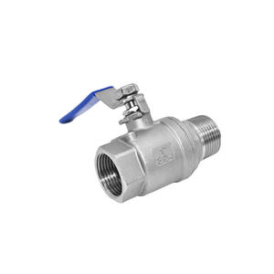 Robinet à boisseau sphérique en acier inoxydable 304 personnalisé, 2 pièces, 1/2\"-1\" - Filetage intérieur/extérieur DN15-DN25 - Product Image 4