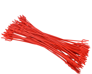 Horquilla de Plástico <span class=keywords><strong>Roja</strong></span> Larga para Flores, Clip para Tarjetas de Felicitación, Suministros para Floristería - Product Image 4