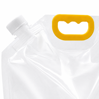 Vente en gros de sacs à eau pliables de grande capacité 3L 5L 10 litres, pour l'intérieur et l'extérieur, le camping, conteneur d'eau en plastique pour boisson