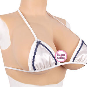 Fournitures de travestissement pour hommes, formes de seins <span class=keywords><strong>en</strong></span> <span class=keywords><strong>silicone</strong></span>, faux seins pour drag queens et streamers, soutiens-gorge rembourrés respirants - Product Image 5