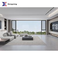 Ventana Abatible Vertical Comercial, Exterior, Insonorizada, de Aleación de Aluminio, con Diseño Minimalista para Cocina y Baño de Villa