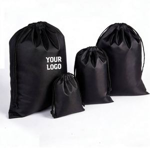 Factory Custom Logo Price Promotional Sports Polyester Nylon <b>Drawstring</b> Packing <b>Bag</b> - Product Image 1