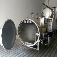 Nouvelle machine de stérilisation à la vapeur en acier inoxydable 304, autoclave pour la stérilisation des conserves de thon/sardines de haute qualité