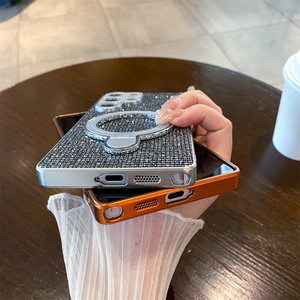 Funda para Teléfono con Brillantina 3D, Cristales de Imitación y Soporte de Diamantes para <span class=keywords><strong>Samsung</strong></span> S26 Plus, S25 Edge, S24 Ultra - Product Image 6