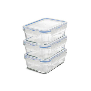 Reihey 28 Oz Portable Grand Récipients Ronds en Verre Bols de Stockage au Congélateur Verre Alimentaire pour la Préparation des Repas pour Adulte avec Lot de 5 Cuisine RH - Product Image 4