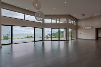 Superhouse fábrica personalizada ventana fija aluminio seguridad vidrio en forma de imagen ventana escaparate ventana pared cortina