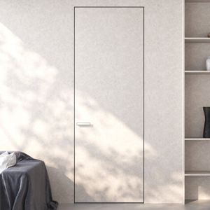 Porta Invisibile a Bordo Stretto con Apertura Laterale, Design Moderno, Isolamento Acustico, Impermeabile, Silenziosa, Senza Vernice, per Magazzini e Appartamenti - Product Image 6