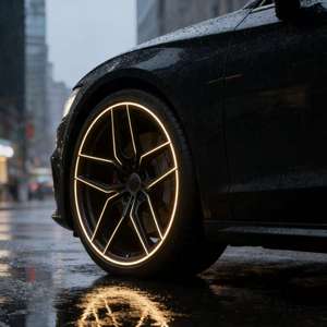 Ensemble de jantes noires Charger Challenger de 20 pouces, 20x9.5/20x11 pour Dodge - Product Image 4