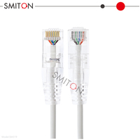 OEM Slim UTP Cat 6 Cable de red 28awg/30awg Cable Ethernet de cobre Centro de datos del ordenador Cable de uso Cat6a Cable de conexión