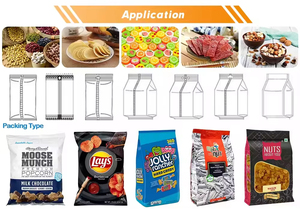 Máquina automática de embalaje de carne de soja para aperitivos, golosinas para mascotas, bolsa con cremallera, Doypack, máquina empacadora de pesas multicabezales - Product Image 2