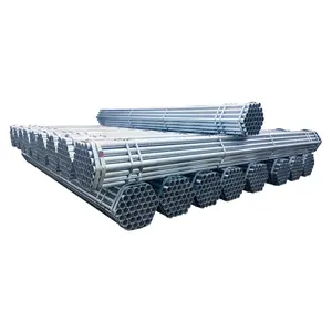 Factory wholesale High quality Zinc Coated Carbon Steel Tubes and Pipes scaffolding tubes Hot Dipped Galvanized Steel Pipe