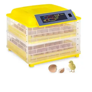 Incubadora de ovos com logotipo personalizado, incubadora fabricantes máquina de cobertura sensor de umidade preço na índia, china ovo automático girando 48 pçs
