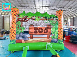 Jungle Commerciële Opblaasbare Combo Unisex Kinder Springkasteel Buiten Opblaasbare Springkussen voor Verhuur Trampoline - Product Image 4