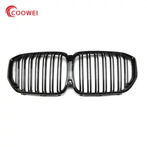 Top Kwaliteit Nieuwe Glossy Black Grille Auto Styling Voor Bmw G05 X5 Abs Grille Dubbele Latten Front Nieren 2019 2020