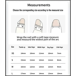 <span class=keywords><strong>Uñas</strong></span> portátiles hechas a mano Sweet and Cool Hot Girl Pintadas a mano Relief Blush Nails Cross-border Ins Style Almond Nails - Product Image 4