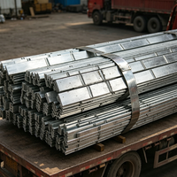 Barre plate nervurée en acier au carbone HDG galvanisée à chaud en stock pour la protection contre la foudre et la mise à la terre