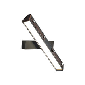 French Retro Minimalist Wood Grain LED Wall <b>Lamp</b> <b>Bedroom</b> Living Room Full Spectrum Eye Protection Rotatable Bedside - Product Image 1