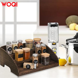 Étagère à épices <span class=keywords><strong>et</strong></span> support de rangement en bois WOQI à trois niveaux, 3 couches, garde <span class=keywords><strong>tout</strong></span> bien rangé <span class=keywords><strong>et</strong></span> sans désordre - Product Image 6