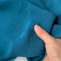 Atmungsaktiver, sofort lieferbarer, heiß begehrter, günstiger Doppel-Seiden-Georgette-Stoff für Kleidung, Hochzeitskleider und Bekleidung