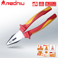 Jeu de pinces et de tournevis isolés VDE 1000V Outils d'électricien Outils électriques 12PCS