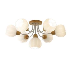 Pháp MỤC VỤ Lily phong lan hiện đại Bắc Âu Trần đèn phòng khách ấm áp lãng mạn yên tĩnh gió lớn giữa kem E12 phòng ngủ nghiên cứu - Product Image 5