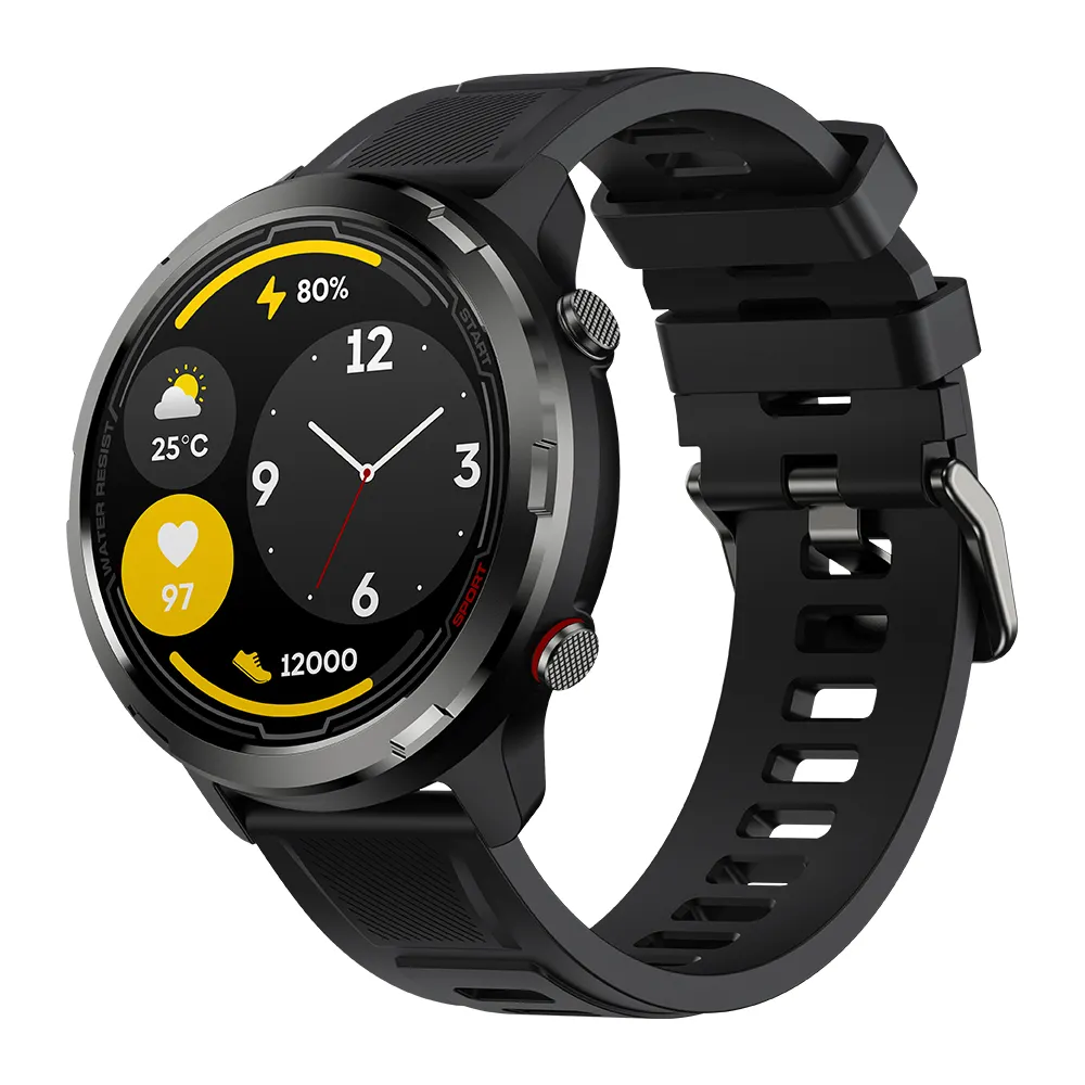 Zeblaze Stratos 2 Lite Outdoor Sports GPS Smartwatch 1.32 inch Large IPS Color Display Wrist Heart Rate Pulse Ox Blood Watches