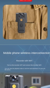 1080P WiFi Body Worn Camera <strong>with</strong> <strong>Audio</strong> and Video Recording Waterproof Mini Body <strong>Camcorder</strong> - Product Image 3