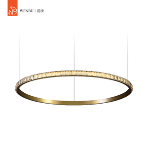 Lustre en cristal à bulles de luxe en bronze antique brossé pour salle à manger de villa - Product Image 4