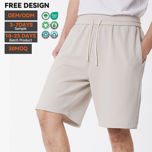 Pantalones Cortos Personalizados de Algodón French Terry Estilo Urbano Premium, Corte Holgado, Lavado Vintage, Bordado, Logotipo Personalizado, Proveedor de Pantalones Cortos para Hombre - Product Image 1
