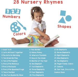 28 livres musicaux de comptage préférés <span class=keywords><strong>pour</strong></span> les tout-petits, 28 livres musicaux à boutons - Product Image 2