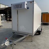Réfrigérateur-congélateur mobile avec remorque, chambre froide sur mesure, chambre de refroidissement, camions frigorifiques, remorque