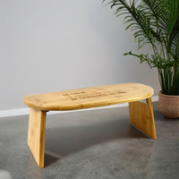 Tabouret de méditation pliable en bambou moderne, banc pliable pour le yoga et la prière, siège durable pour la maison, la cuisine, le salon