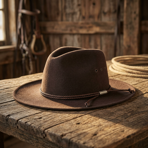 Sombrero de Vaquero de Cuero 100% Genuino, de Moda, Calidad Premium, Personalizable, Unisex, para las Cuatro Estaciones, Playa, Casual, Viajes, Equitación - Product Image 1