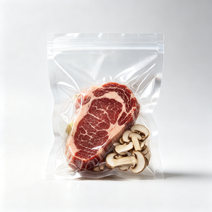 Sacs sous vide transparents, rouleaux de sacs sous vide, pochettes de conservation alimentaire, emballages transparents gaufrés pour viande et noix - Product Image 5