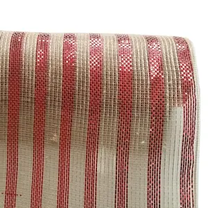 PP holiday mesh Fall Holiday deco mesh jute mesh