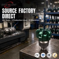 Foret compact en diamant polycristallin certifié API pour le forage de puits d'eau, de puits pétroliers et de puits gaziers