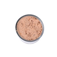 Nourriture humide pour chats en conserve, riche en protéines, faible en gras, poulet et poisson, différentes saveurs, étiquette personnalisée, 375 g pour chats