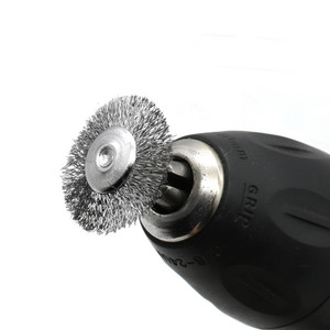 <span class=keywords><strong>Brosse</strong></span> rotative en acier Brosses métalliques pour meuleuse Outil rotatif pour accessoires <span class=keywords><strong>Dremel</strong></span> Mini perceuse polissage - Product Image 6