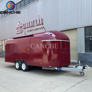 Camión de Comida Rápida con Cocina Completa, Remolque de Comida Multifuncional de Acero Inoxidable para Catering, Pizza, Hamburguesas, Uso Comercial - Product Image 2