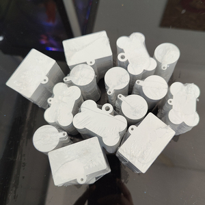 Thăng hoa Dog <span class=keywords><strong>Tag</strong></span> trống nhôm thẻ vật nuôi hai mặt trắng kim loại Dog <span class=keywords><strong>Tag</strong></span> - Product Image 3